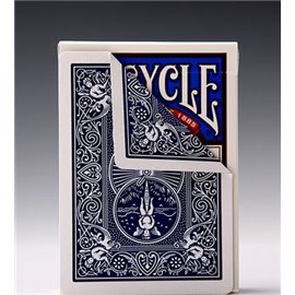 Трюковая колода Bicycle Double Back Blue/Blue