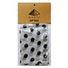Silk 24 inch (White with Black Polka Dots)