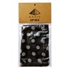 Silk 24 inch (Black with White Polka Dots)