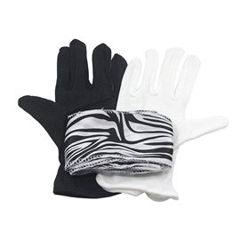 Перчатки в ленту (Gloves to Zebra streamer)