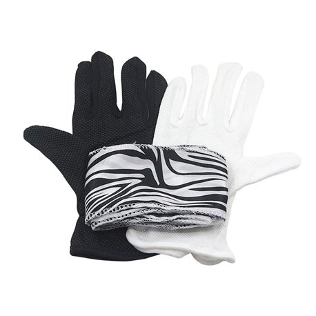 Перчатки в ленту (Gloves to Zebra streamer)