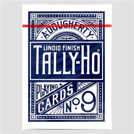 Thin Crushed Tally-Ho Circle Back Blue