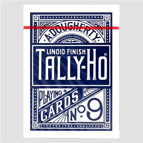 Thin Crushed Tally-Ho Fan Back Blue
