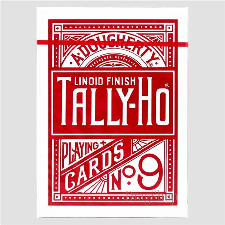 Thin Crushed Tally-Ho Fan Back Red