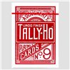 Thin Crushed Tally-Ho Fan Back Red