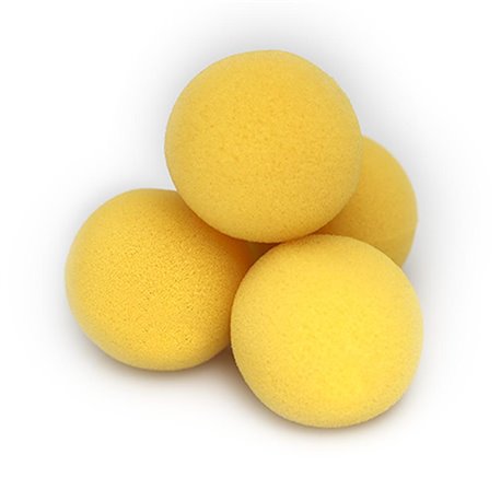 2 Inch Sponge Balls by Magic Makers (Cryptic Yellow)