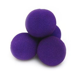 2 Inch Sponge Balls by Magic Makers (Mystic Purple)