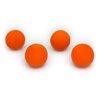 2 Inch Sponge Balls by Magic Makers (Vibrant Orange)