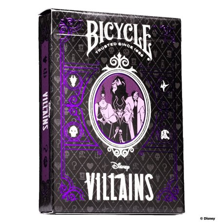 Bicycle Disney Villains (Purple)