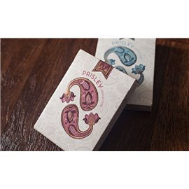Paisley Ton sur Ton Poudre Red