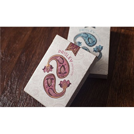 Paisley Ton sur Ton Poudre Red