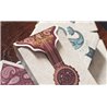 Paisley Ton sur Ton Poudre Red