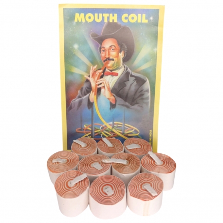 Mouth Coil Orange/White - 40 Feet by Uday