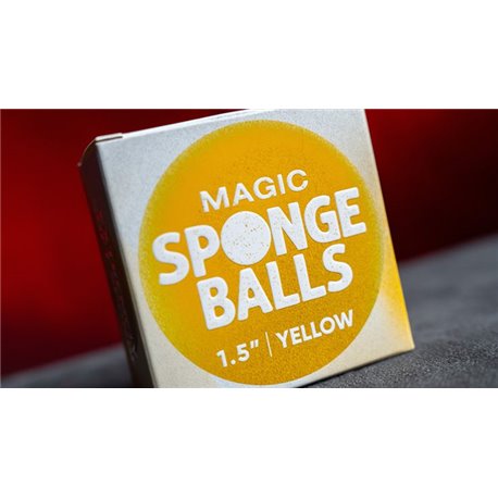 Magic Sponge Balls 4PK YELLOW 1.5" by Murphy's Magic