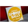 Magic Sponge Balls 4PK YELLOW 1.5" by Murphy's Magic