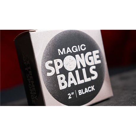 Magic Sponge Balls 4PK BLACK 2" by Murphy's Magic