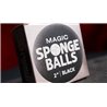 Magic Sponge Balls 4PK BLACK 2" by Murphy's Magic