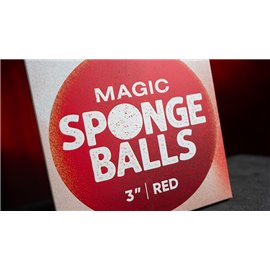 Magic Sponge Balls 4PK RED 3" by Murphy's Magic